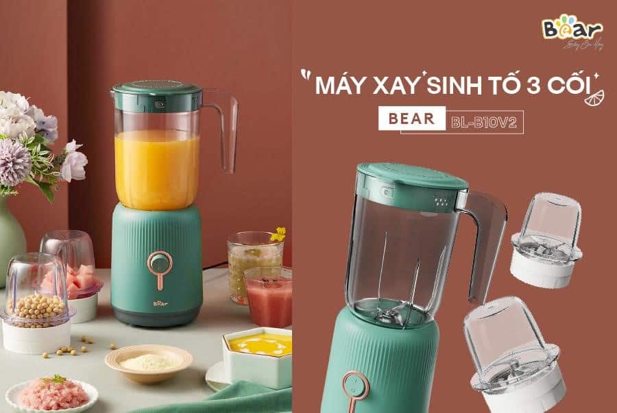 Nên mua máy xay Bear tại đơn vị phân phối chính hãng