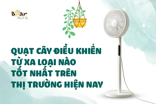 Những loại quạt cây điều khiển từ xa tốt nhất trên thị trường hiện nay