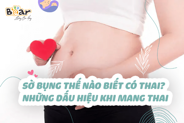 Sờ bụng thế nào biết có thai? Những dấu hiệu khi mang thai