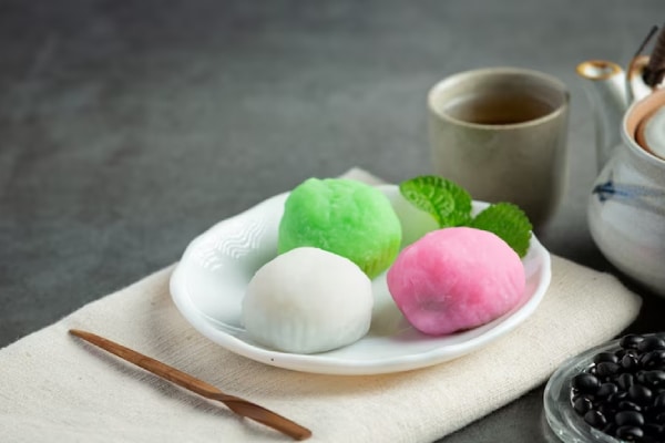 Hướng dẫn cách làm bánh mochi chấm kem sữa ngay tại nhà