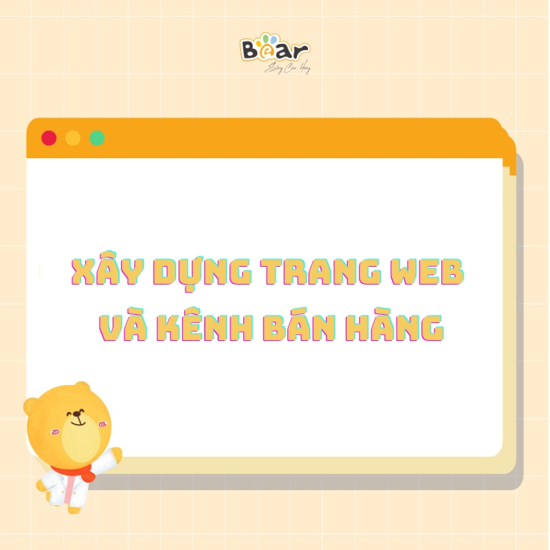 Xây dựng trang web, kênh bán hàng