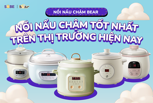 Nồi nấu chậm Bear là gì? Review nồi nấu chậm Bear từ A-Z