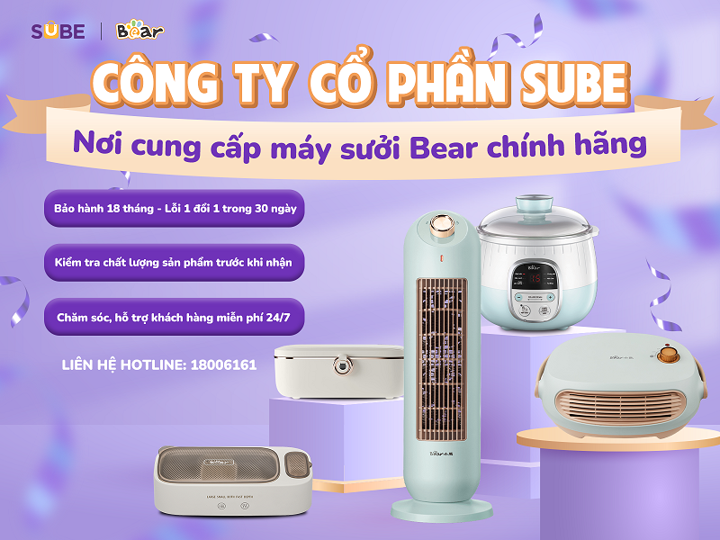 SUBE Việt Nam - Địa chỉ cung cấp máy sưởi gốm chính hãng