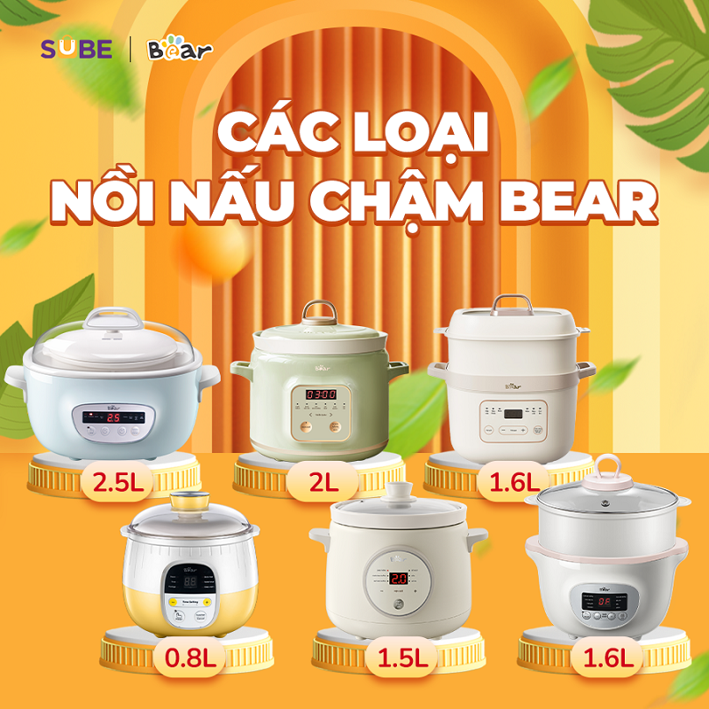 Nồi nấu chậm Bear của nước nào?