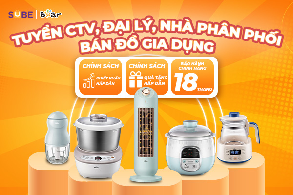 Bear Vietnam tuyển CTV đại lý nhà phân phối bán đồ gia dụng thông minh