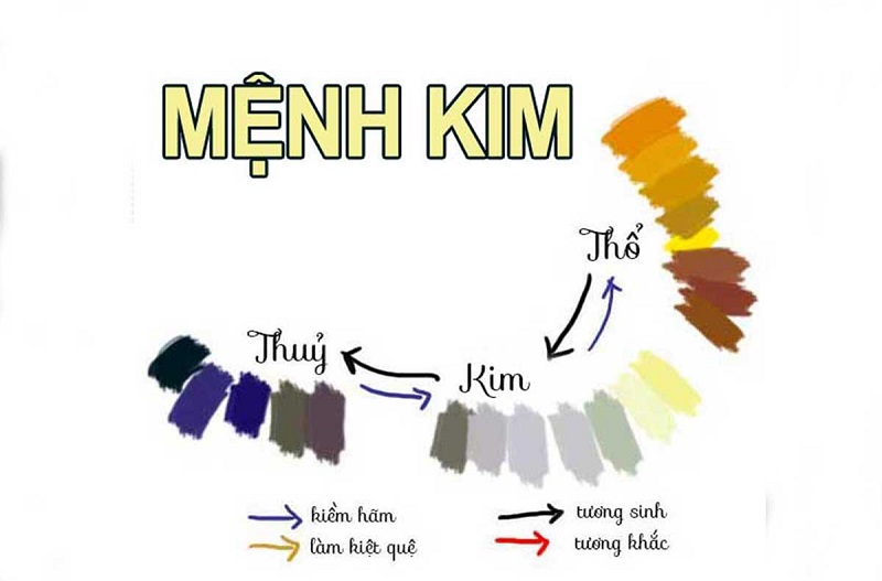 Mệnh Kim hợp màu gì?Mệnh Kim hợp cây gì?