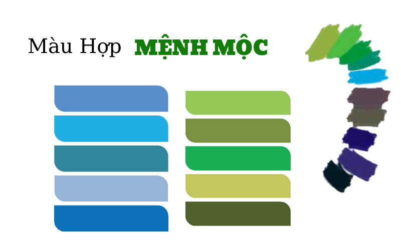 Mệnh mộc hợp màu gì? Màu xanh lá