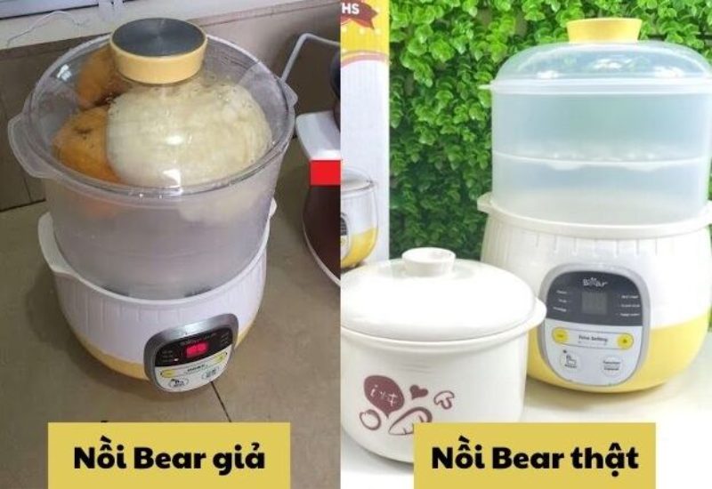 Nồi nấu chậm Bear có hàng giả không