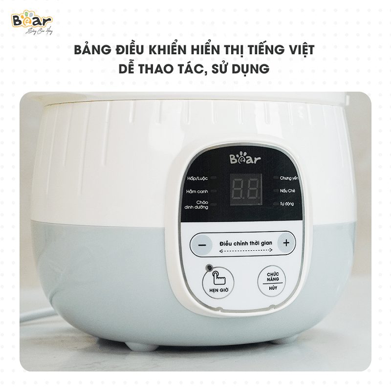 so sánh nồi nấu chậm Bear và Fatz