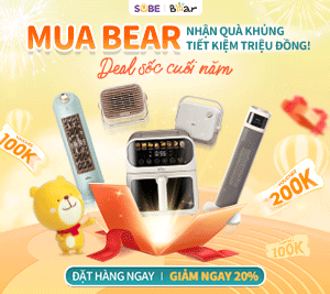 Ưu đãi khi mua hàng tại Bear Việt Nam