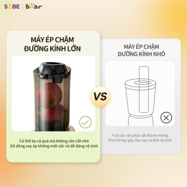 Máy ép chậm Bear SJ-4H01T