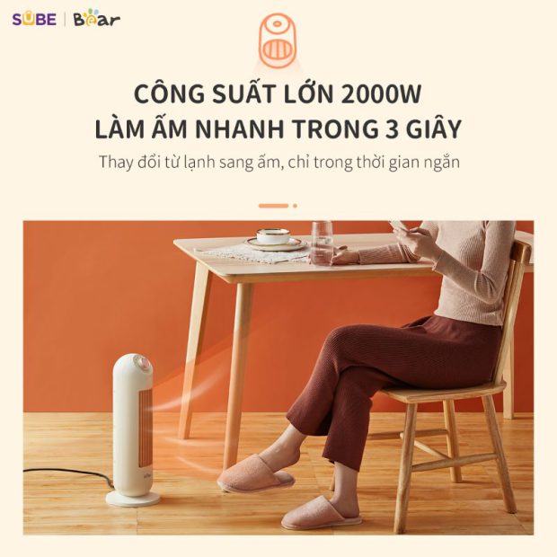 Máy sưởi Bear SH-4H20A