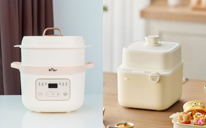 Nồi nấu chậm Bear 0.8l hay 1.6l