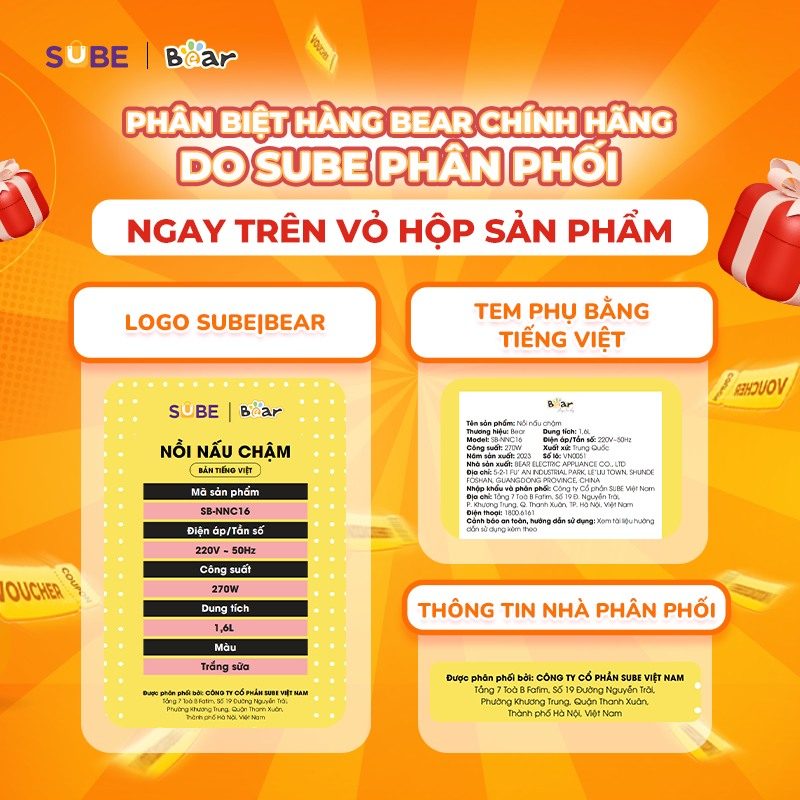 phân biệt nồi bear do sube phân phối