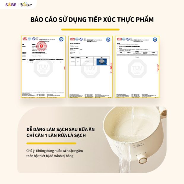 Nồi điện đa năng Bear MC-4H16G