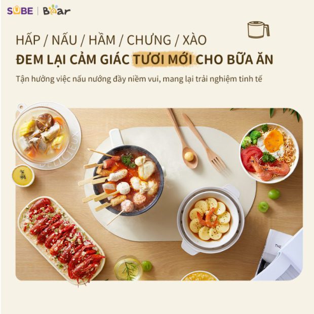 nồi điện đa năng Bear MC-4H16H