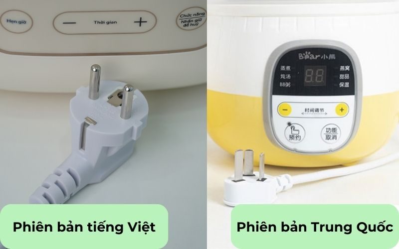 nồi nấu cháo chậm Bear bản Trung Quốc