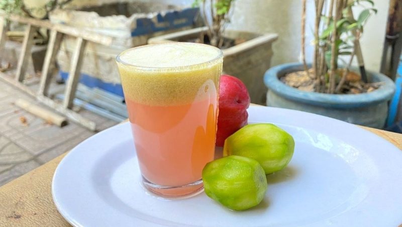 cách làm nước ép quả cóc táo