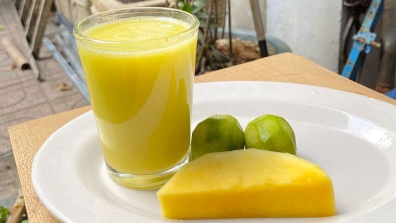 cách làm nước ép quả cóc xoài