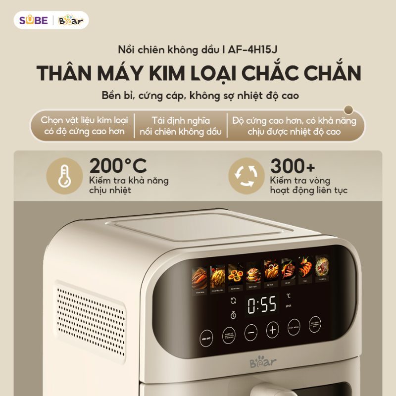 nồi chiên không dầu bear của nước nào