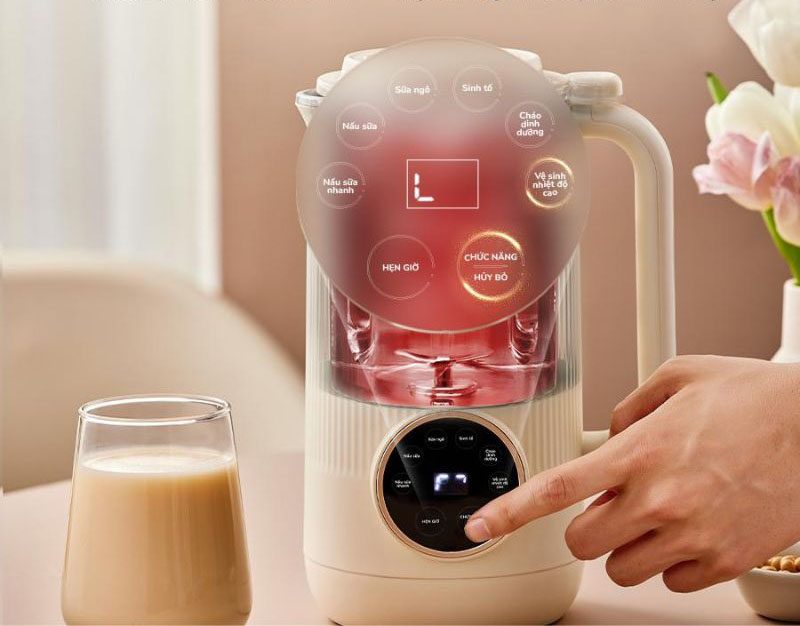 vệ sinh máy làm sữa hạt Bear