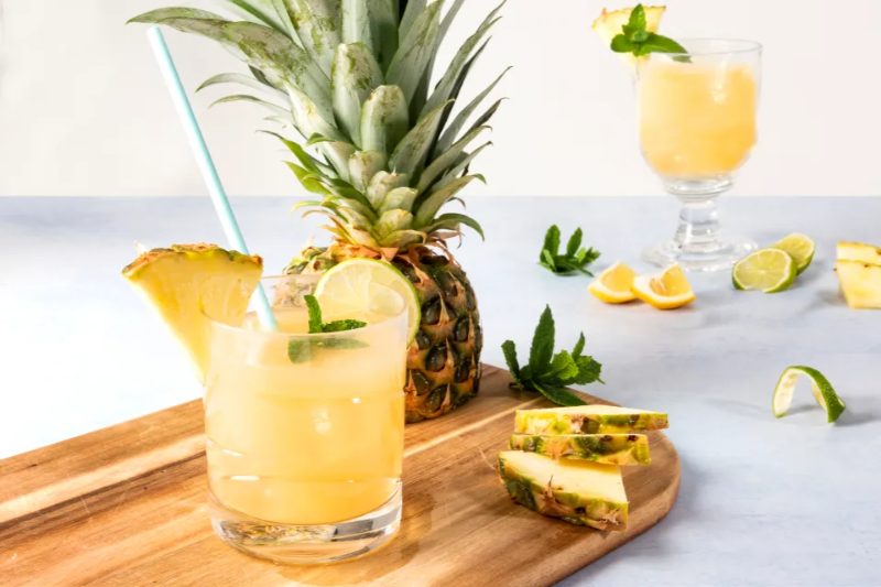 cách làm nước ép dứa không cần máy