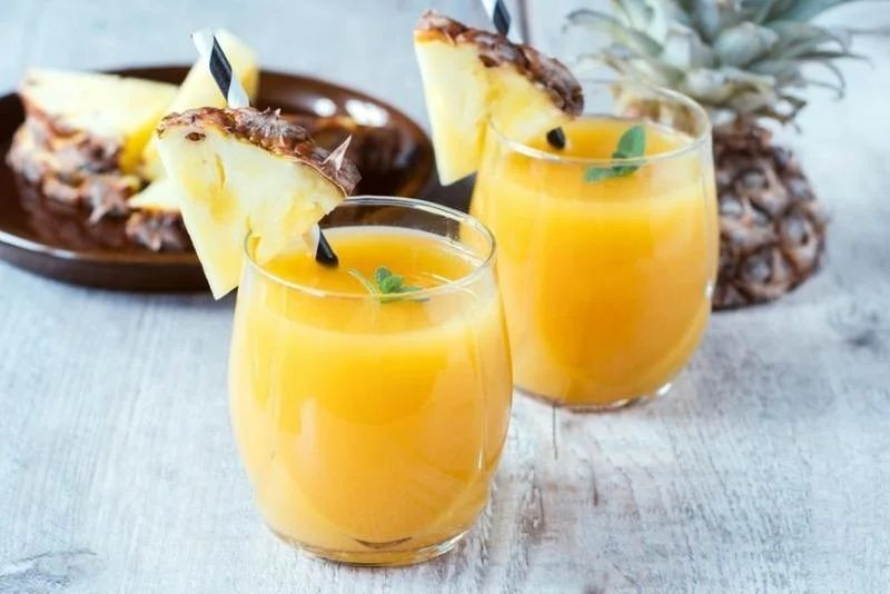 cách làm nước ép dứa không cần máy