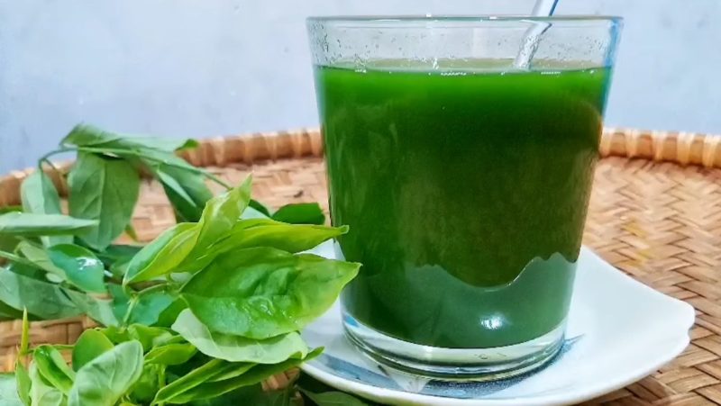 cách làm nước ép rau ngót