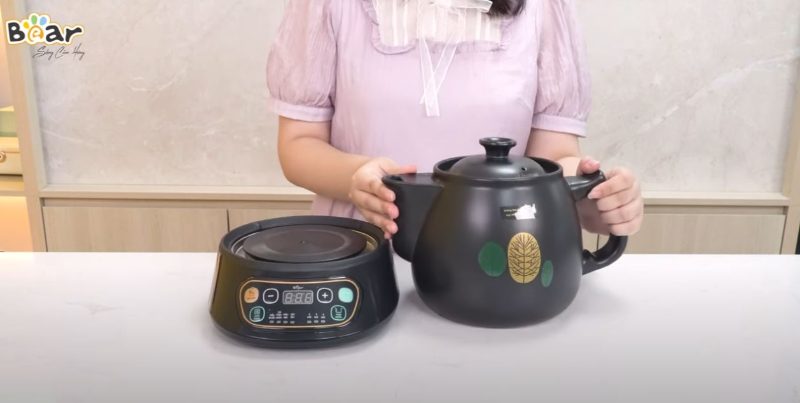 cách dùng ấm sắc thuốc Bear