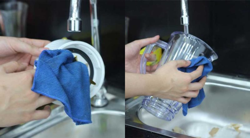 cách vệ sinh máy xay Bear