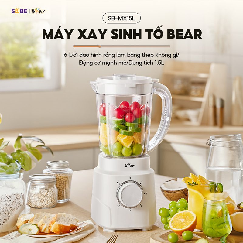 máy xay sinh tố đa năng Bear SB-MX15L