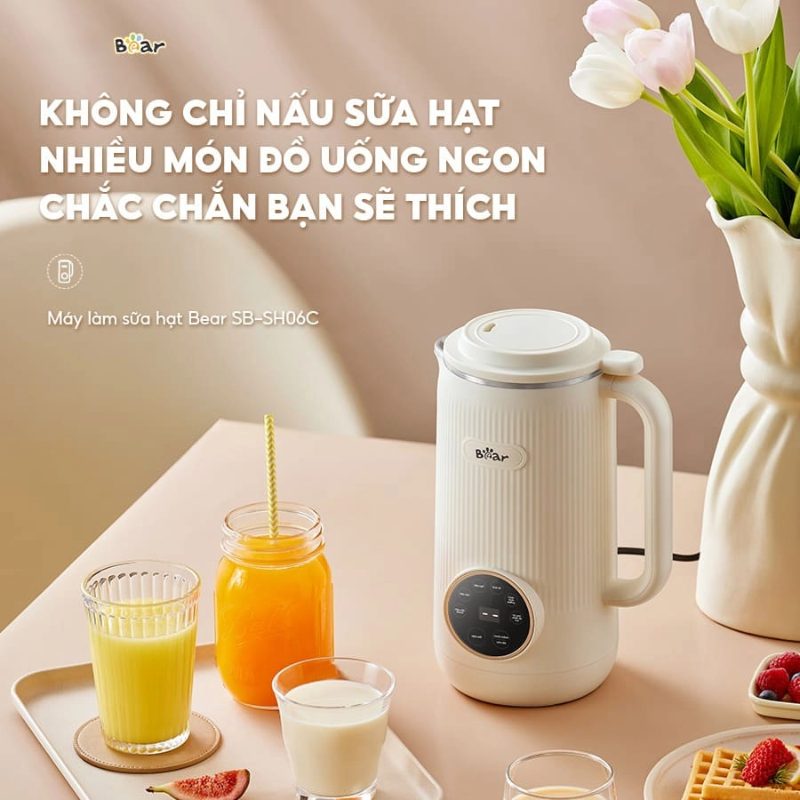 Tặng máy làm sữa hạt - quà tặng 20/10 cho khách hàng nữ có một ly sữa hạt thơm ngon bổ dưỡng mỗi ngày
