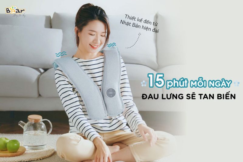 Tặng máy massage thể hiện sự quan tâm tới sức khỏe khách hàng
