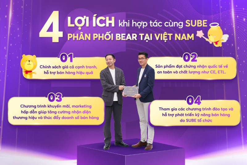 Lợi ích khi hợp tác cùng SUBE phân phối đồ gia dụng Bear