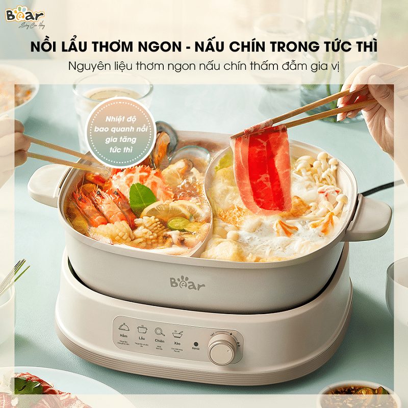 Nồi lẩu điện là món quà tặng 20/10 cho khách hàng thực tế, tinh tế