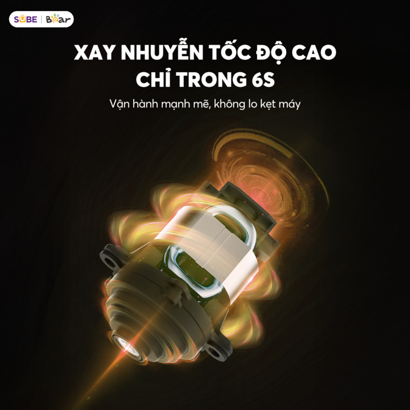 Máy xay thịt Bear CH-5H03P36 Động cơ 300W mạnh mẽ giúp xay nhuyễn thịt chỉ trong tích tắc