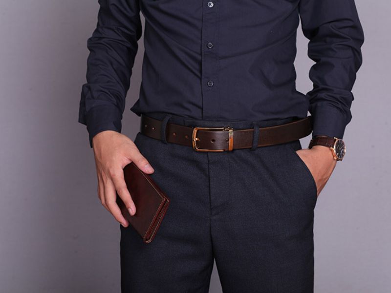 Thắt lưng là phụ kiện gắn liền với đấng mày râu