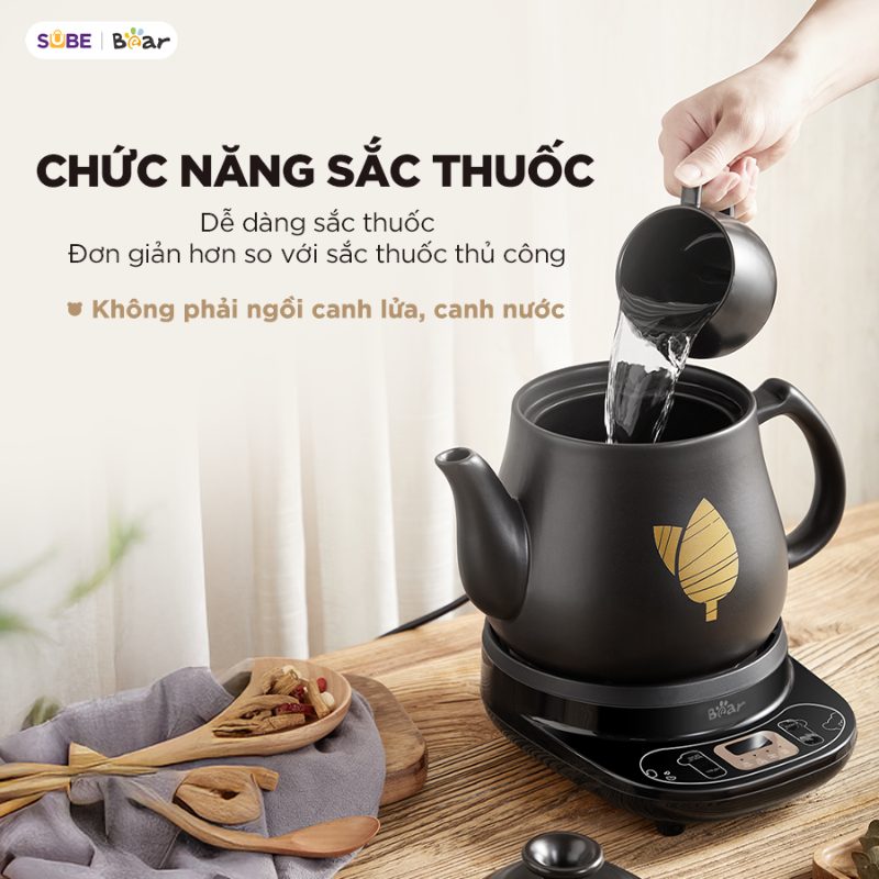 Ấm sắc thuốc Bear HTM-4H40X