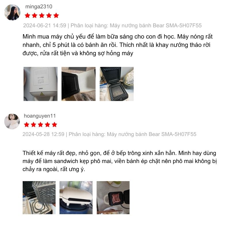 Người dùng hài lòng về khả năng đem lại những bữa sáng nhanh - tiện - gọn