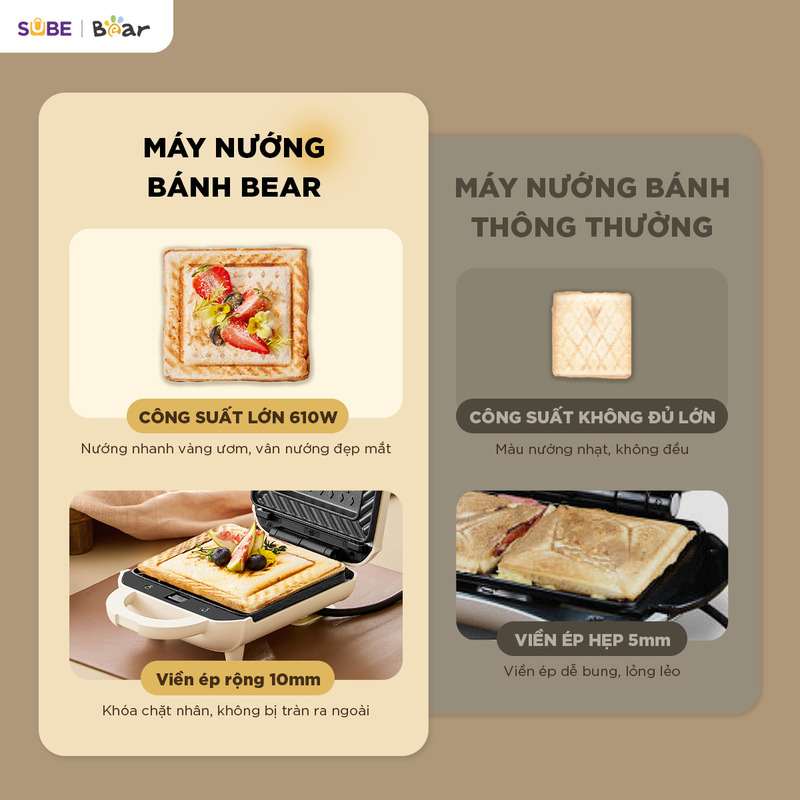 Viền ép rộng cho bánh ra lò vừa ngon, vừa đẹp mắt