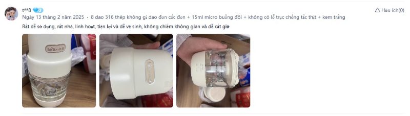 Máy xay ăn dặm Bear 0.3L CH-4H02S
