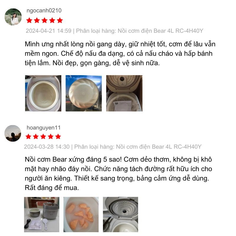 Sản phẩm đã nhận được nhiều phản hồi tích cực từ cộng đồng yêu bếp