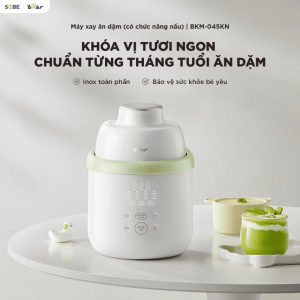 Máy xay nấu thức ăn 0.35L Bear BFM-045KN