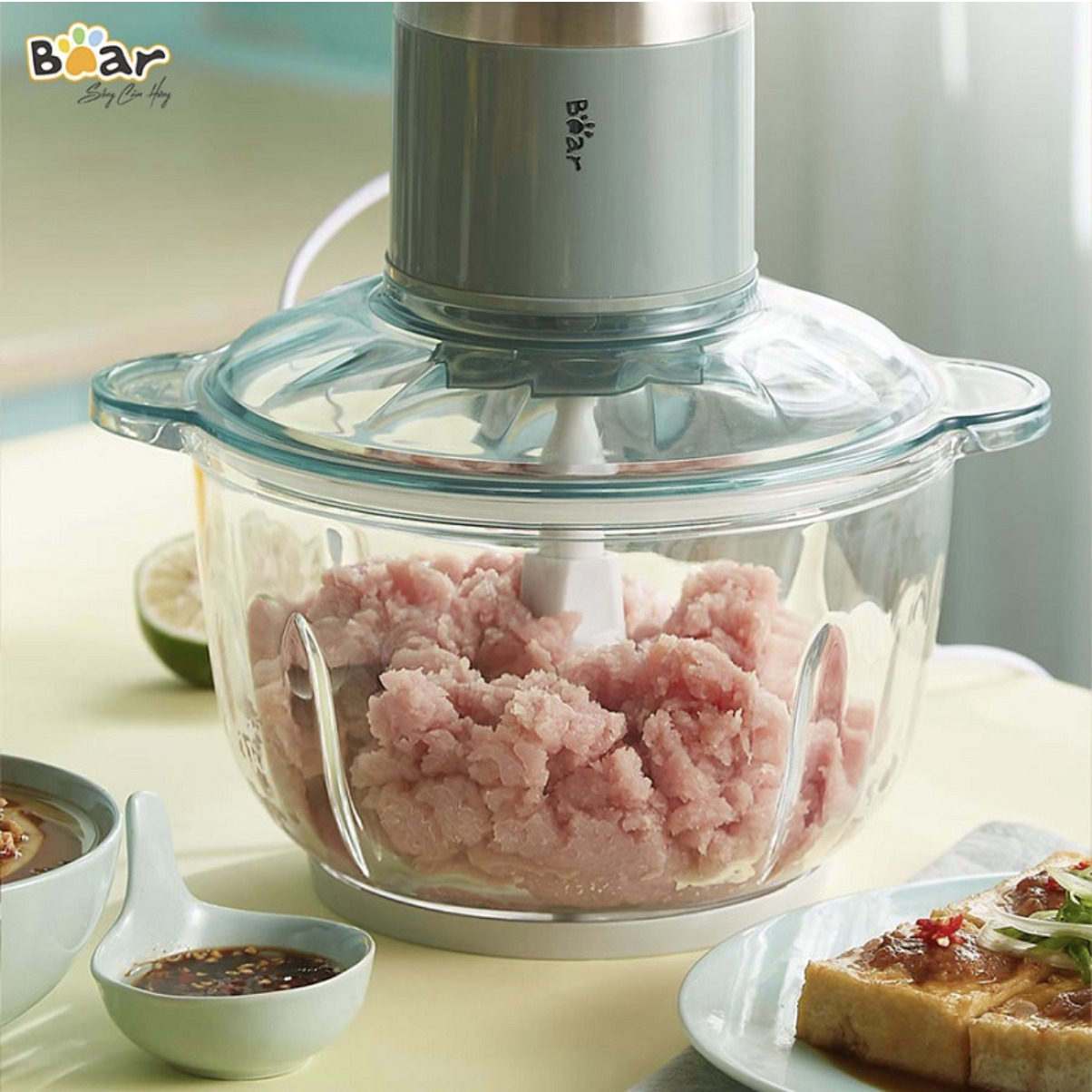 Máy xay thịt Bear 2.5l QSJ-C04R8S