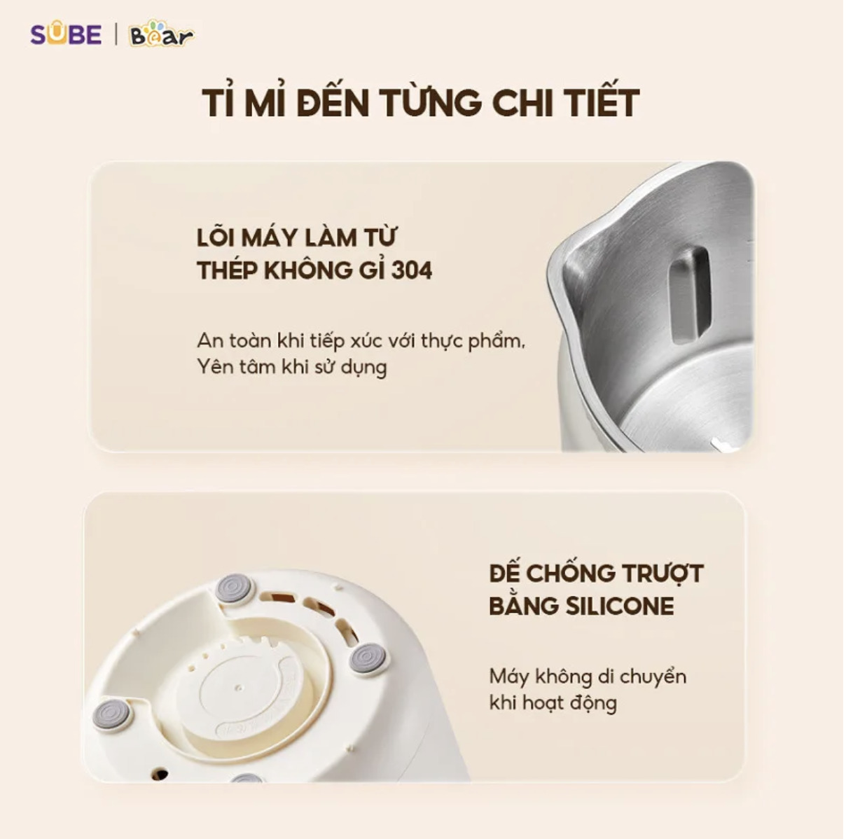 Máy làm sữa hạt Bear 1L SB-SH09Q