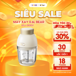 Máy xay ăn dặm 0.6L Bear QSJ-D02Q1