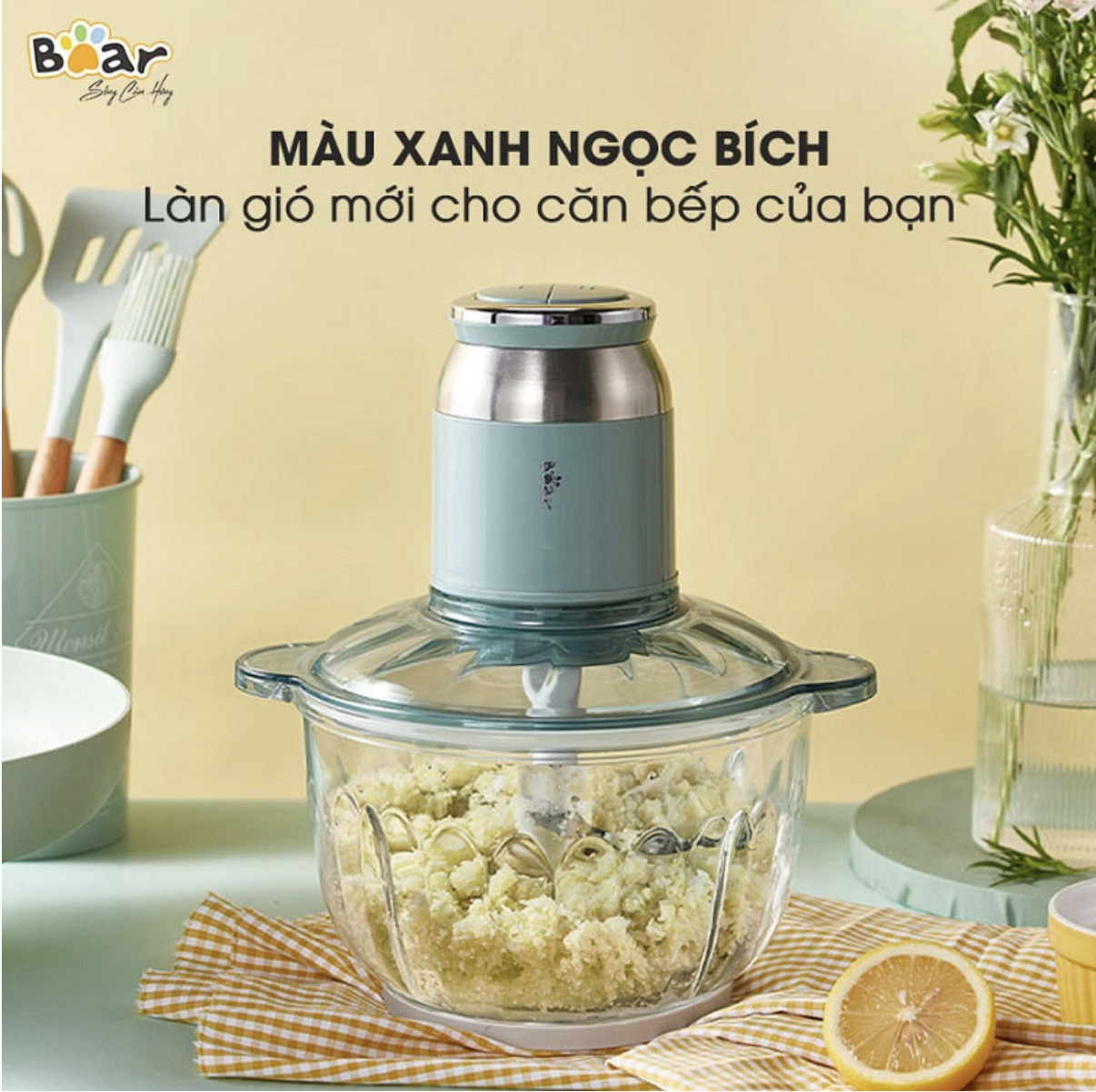 Máy xay thịt Bear 2.5l QSJ-C04R8S