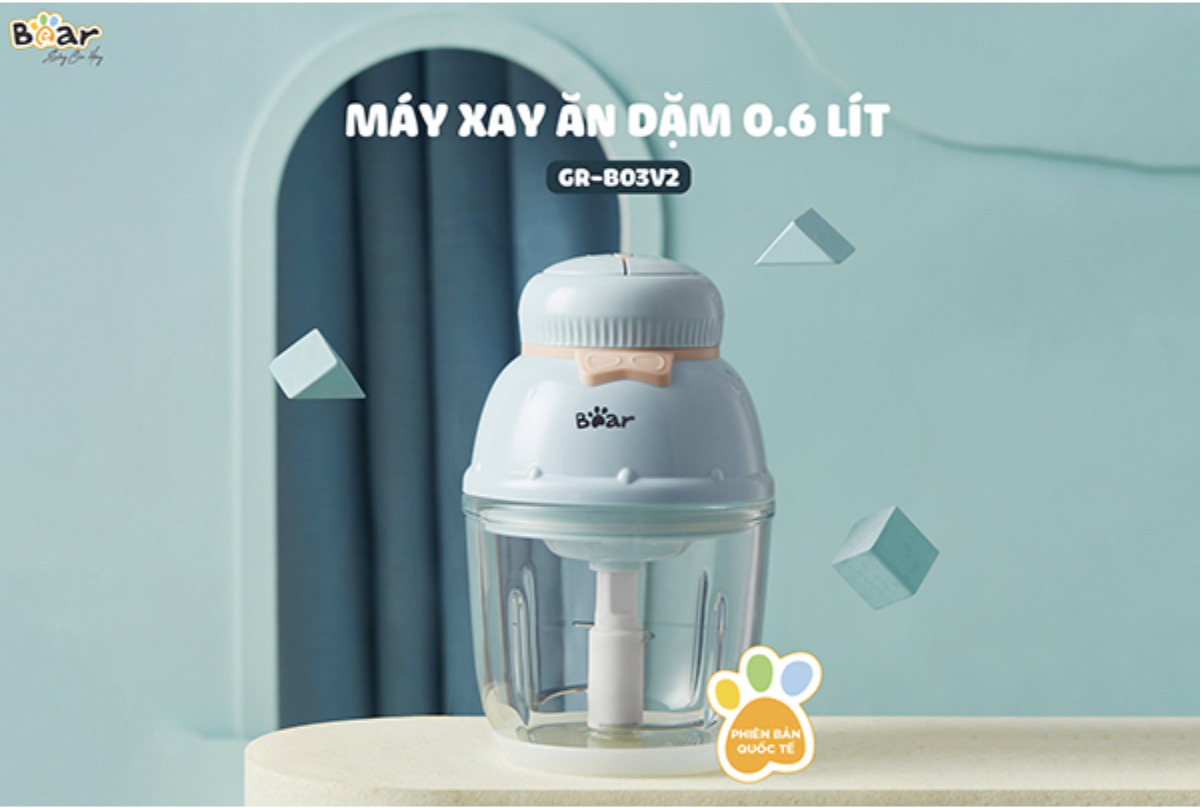 máy xay ăn dặm bear 0.6l