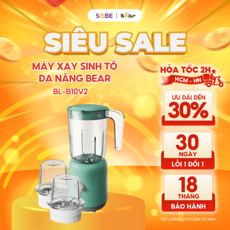 Máy xay sinh tố đa năng Bear BL-B10V2