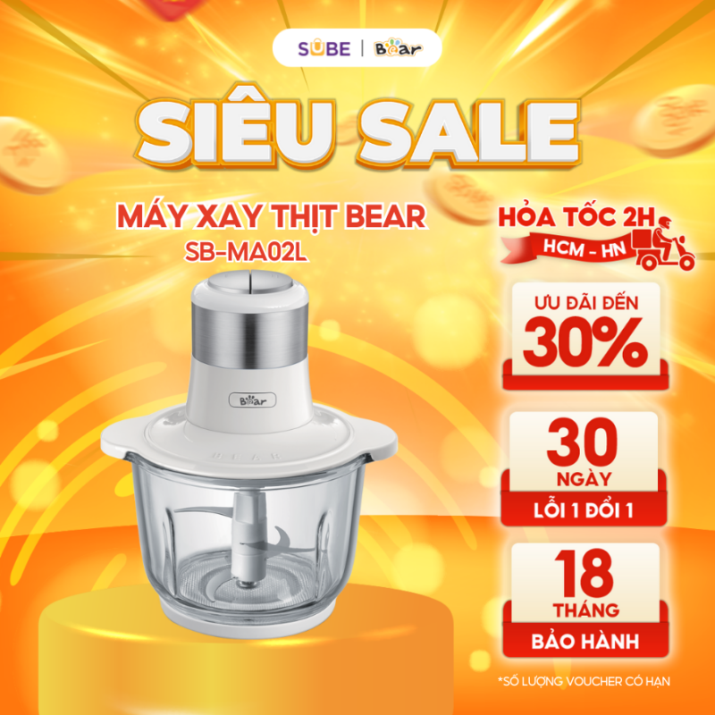 Máy xay thịt Bear 2L SB-MA02L